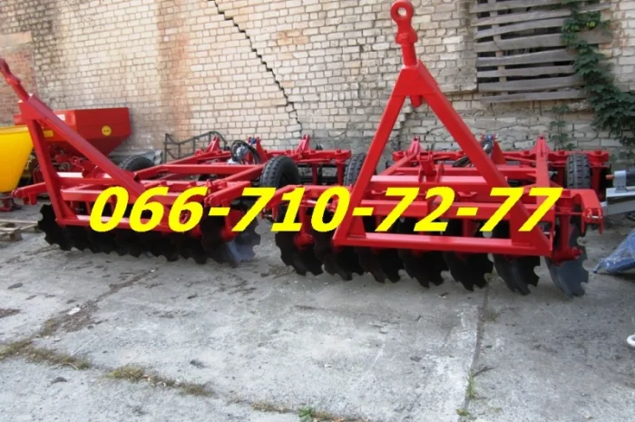 Дисковая борона премиум класса - БДП-2.5(полностью прицепная борона)для трактора от 80сил- фото № 1