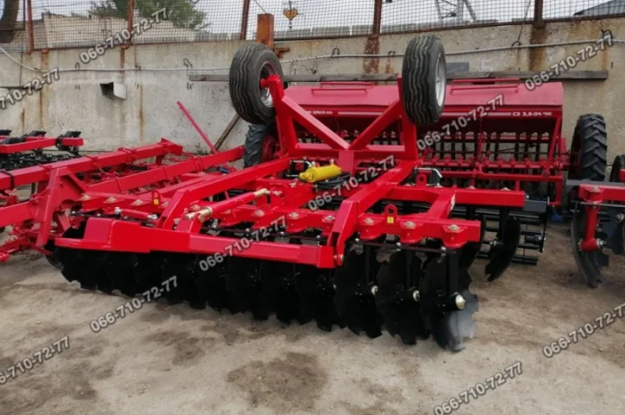 Оригинальная дисковая борона БПД-3.2, прицепная борона (3200мм ширина)- фото № 1