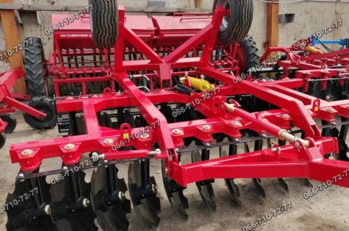 Прицепная борона дисковая 3200 захват (560мм диски) для МТЗ 920-100л.с- фото № 5