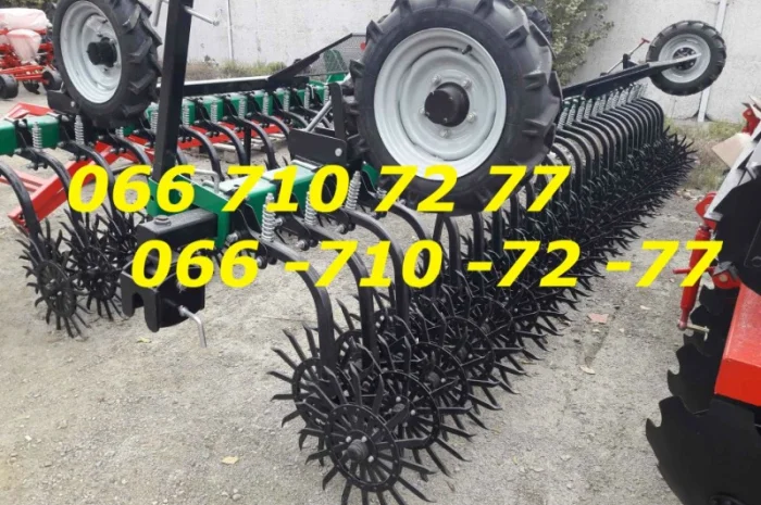 Лучшие БРМ-6 БМР-6 бороны мотыги для до всходового и после всходового боронования- фото № 3