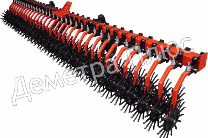 Борона-мотыга ротационная RH-6 (на цельном брусу)- фото № 1