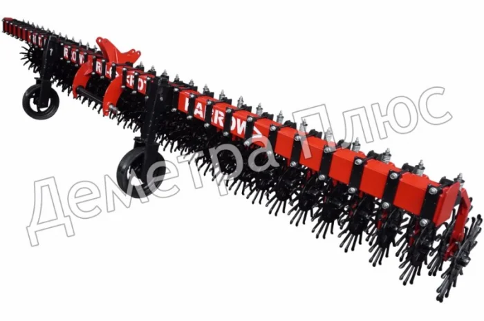 Борона-мотыга ротационная RH-6 (на цельном брусу)- фото № 2
