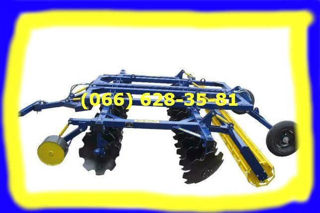 Борона Агд 4, 5Н прицепная ( каждый диск на отдельной стойке - регулируется угол атаки)- фото № 1