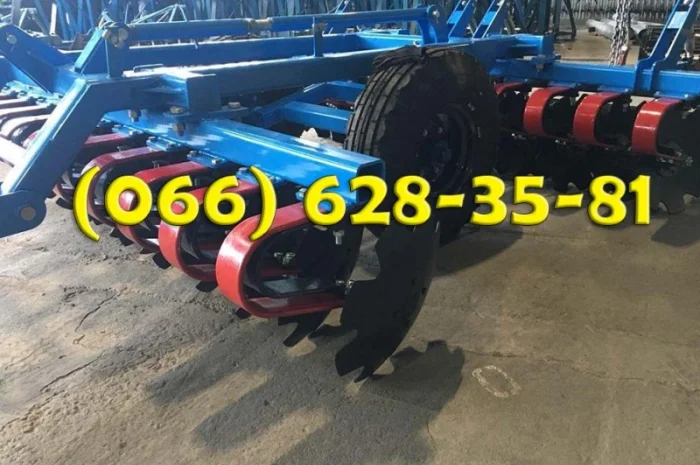 Лущильник дисковый прицепной обработка почвы ЛДВП 3 с катком- фото № 1