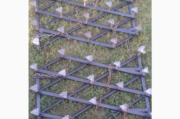 Дві борони пару борін борона важка із сегментами і ланцюгами- фото № 2