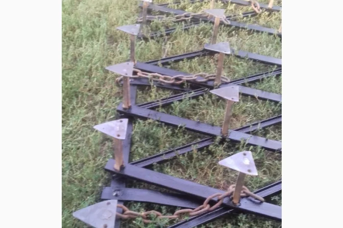 Дві борони пару борін борона важка із сегментами і ланцюгами- фото № 4