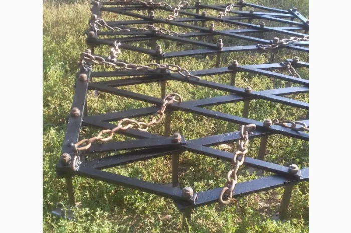 Дві борони пару борін борона важка із сегментами і ланцюгами- фото № 6