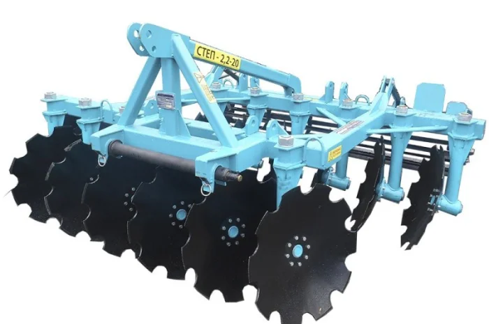 Дисковая борона СТЕП АГМ 1, 9 2, 2 2, 5 2, 8 3, 1 3, 6- фото № 1