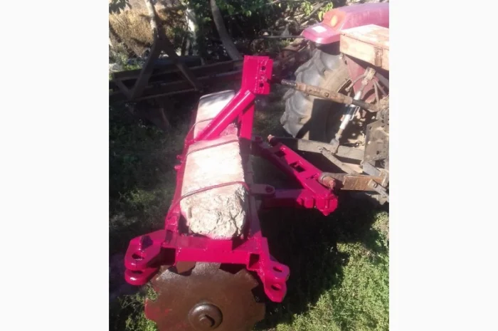 Дискова борона для мінітрактора нова СССР 1.6м. Регульована 10 дисків- фото № 8