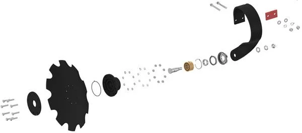 Борона дисковая БП-6П с пружинными стойками. Обработка до 4-12 см- фото № 3
