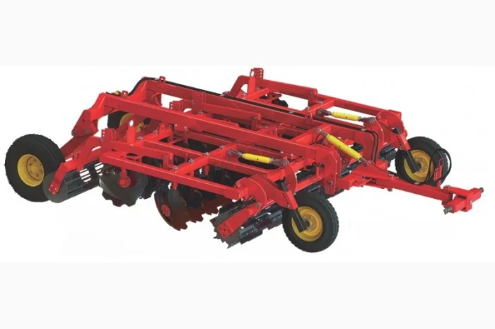 Борона прицепная БП-4 2-х рядная с режущими катками- фото № 1