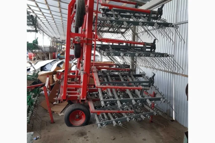 Продається пружинна борона Unia Akcent 12м 2012р.в- фото № 1