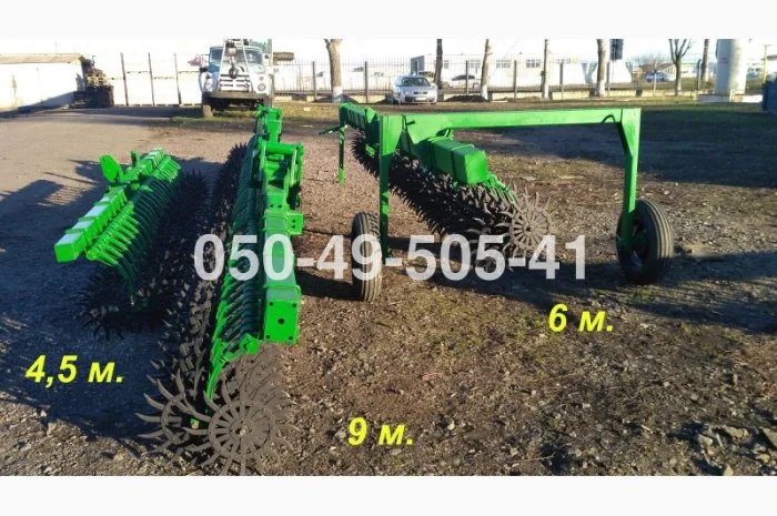 Настоящая борона мотыга John Deere 400 (4, 6, 9, 12 м.) ротационная- фото № 2