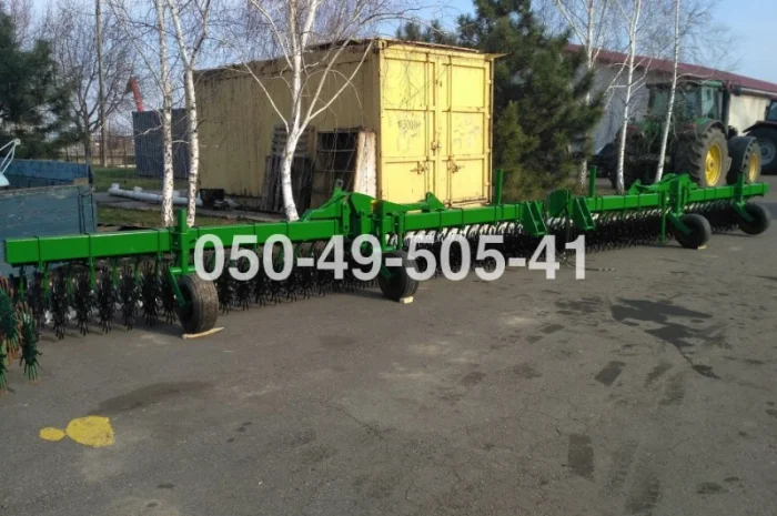Настоящая борона мотыга John Deere 400 (4, 6, 9, 12 м.) ротационная- фото № 4
