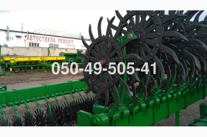 Борона мотика мотига ротаційна JOHN DEERE 400 9 метрові (оригінал)- фото № 8