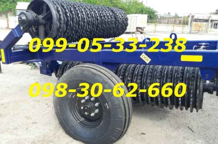 Каток зубчато-кольчатый КЗК-6-01(кольцо 520мм)масса 3300кгДоставка+Каток зубчато-кольчатый- фото № 1