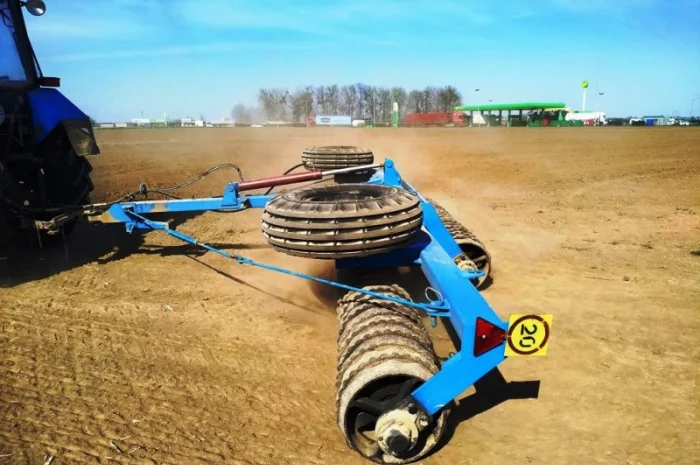 Каток полевой зубчато кольчатый, уплотнитель КЗК 6 01 Уманьферммаш- фото № 2