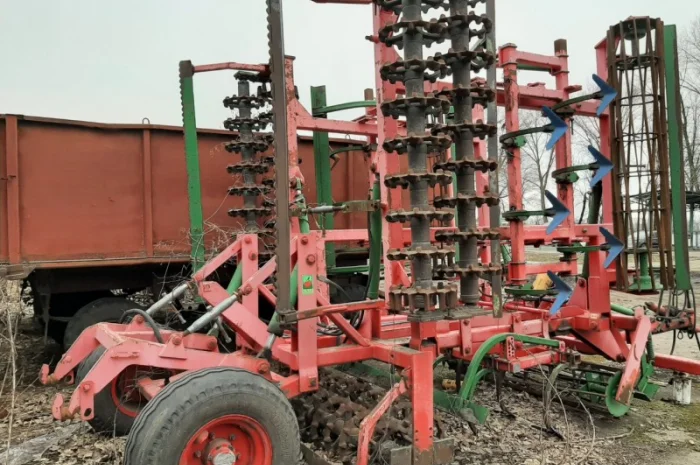 Тяжёлый предпосевной культиватор Unia Atlas 6.0- фото № 1