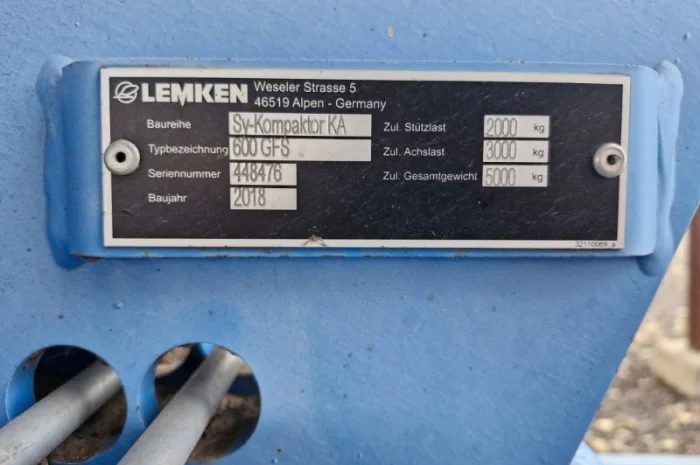 Культиватор компактор Lemken K 600 з ПДВ- фото № 9