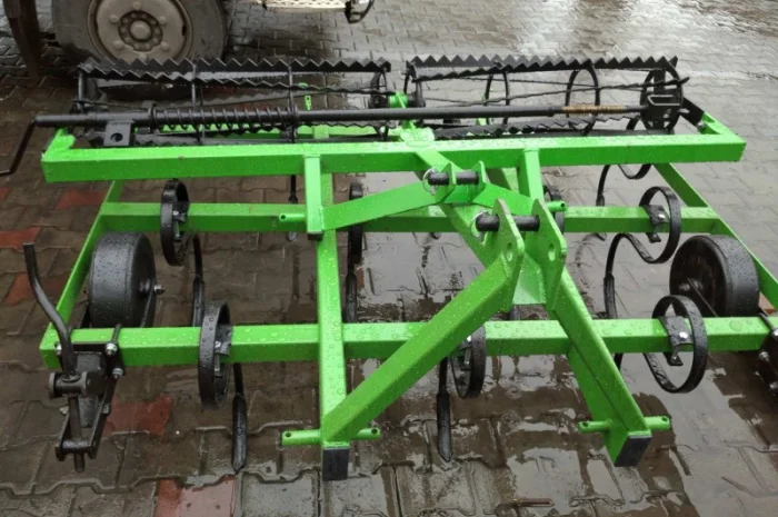 Культиватор сплошний пружинні лапи, стрілчасті, каток- фото № 1