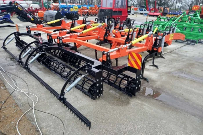 Культиватор ВЕПР 4, 2 причіпний з пружинним блоком захисту стійок- фото № 7