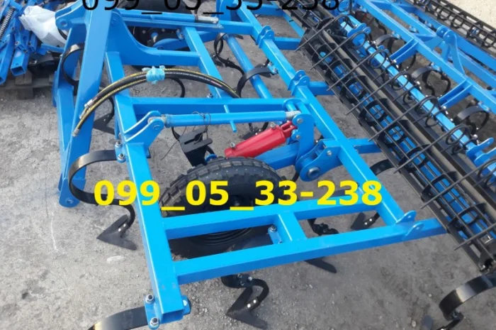Четырехрядный культиватор КППО-4 прицепной с пружиной и катками Культиватор сплошной- фото № 3