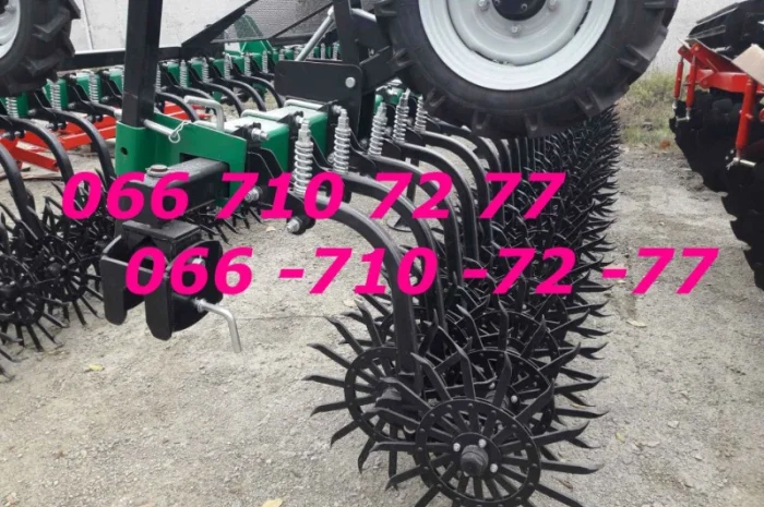 Борона культиватор МОТЫГА 6-метровая с транспортным устройством и защитой на фото- фото № 3