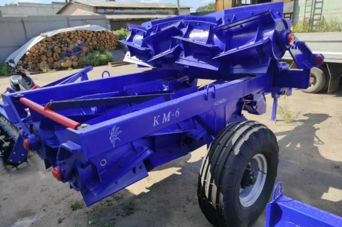 Продам каток-измельчитель растительных остатков КМ-6, прицепной, коток мульчуючий- фото № 2