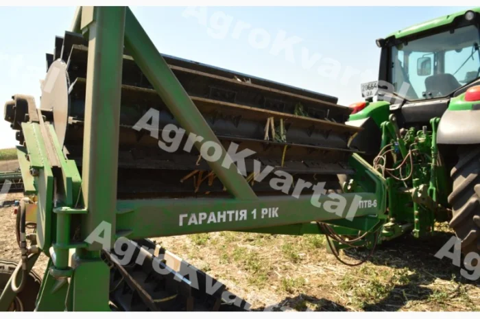 Тяжелый измельчитель каток ПТВ-6 вес 3500 кг под трактор 150 л.с. для измельчение- фото № 1