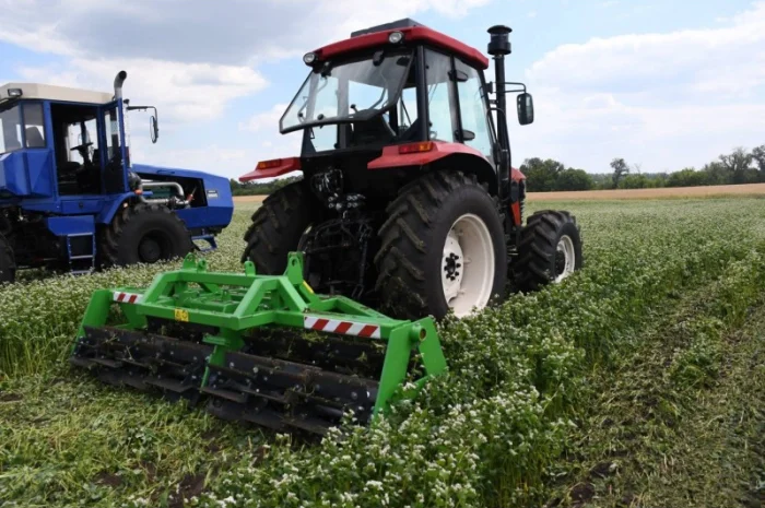 Каток измельчитель shredder tl32.550w 2-х рядный с шириной захвата 3, 2м- фото № 3