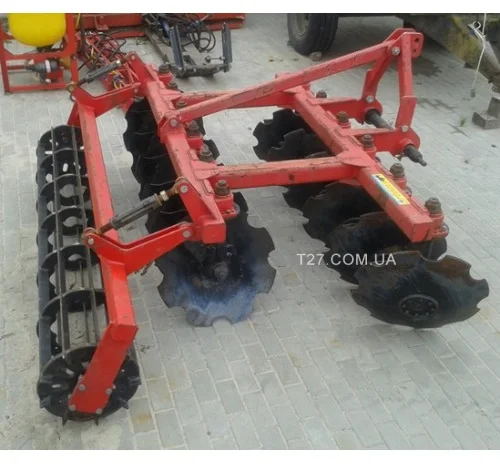 Плуг дисковый ПД-2, 2 с катком (Veles Agro)- фото № 1