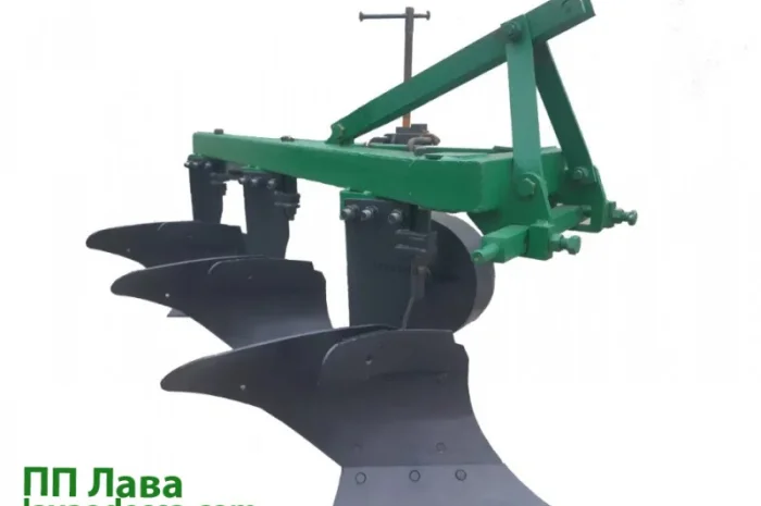 Плуг ПЛН 3-35А-01 з кутознімом на високих плоских стійках, напівгвинтовий відвал- фото № 1