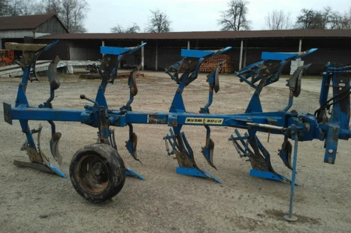 Плуг оборотный Rabe Werk 120 на 4 корпуса ленточный отвал / Рабеверк / Lemken, Лемкен- фото № 10