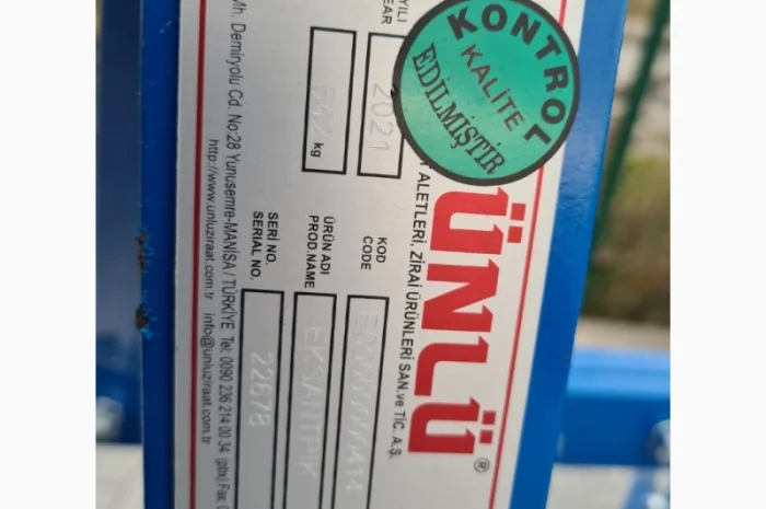 Турецький 4-х корпусний плуг Unlu, суцільні відвали- фото № 5