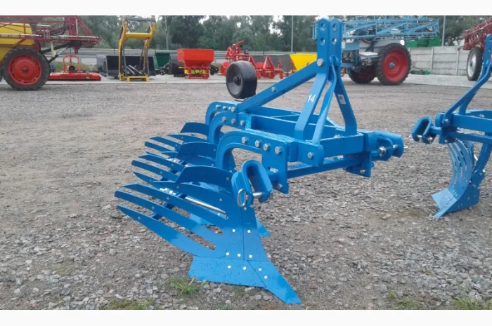 3-х корпусный эксцентричный плуг Unlu 3х35 перьевой отвал- фото № 2