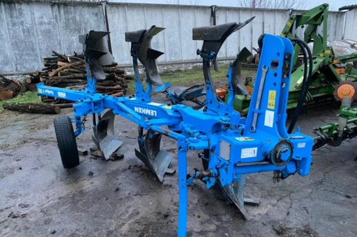 Lemken Europal 7 4 + гарний стан нові леміха готовий до роботи- фото № 1