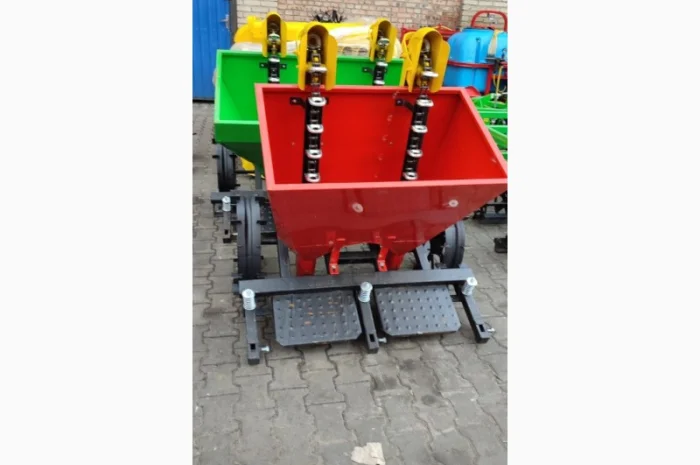 Сажалка дворядна, однорядна картоплесаджалка 50-55см (бачок)- фото № 1