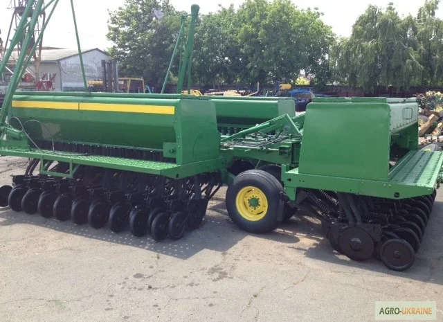 3-х секционная Сеялка зерновая механика джон Дир John Deere 455 9, 1м- фото № 1