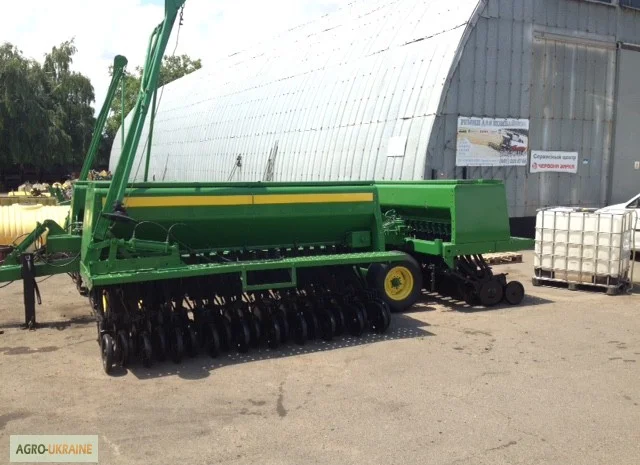 3-х секционная Сеялка зерновая механика джон Дир John Deere 455 9, 1м- фото № 3