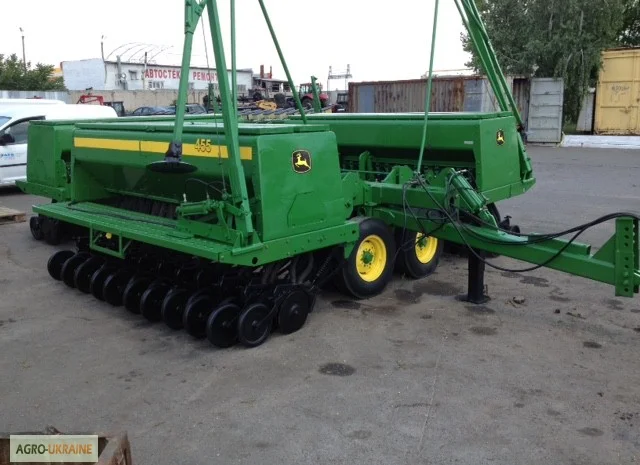 3-х секционная Сеялка зерновая механика джон Дир John Deere 455 9, 1м- фото № 5
