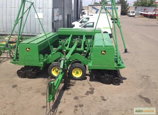 3-х секционная Сеялка зерновая механика джон Дир John Deere 455 9, 1м- фото № 8
