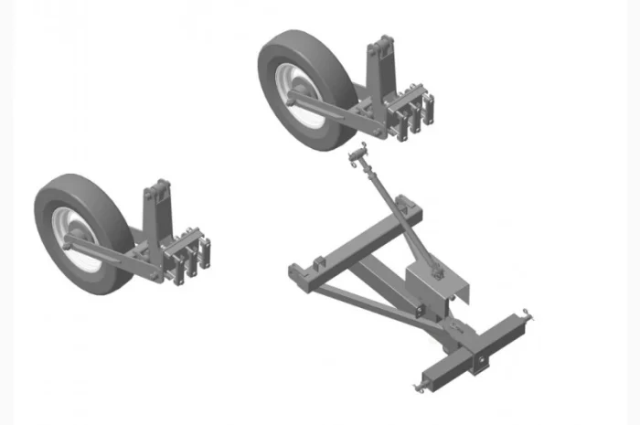 Гідрофікований причіпний/транспортний пристрій для сівалок GASPARDO SP 8- фото № 6