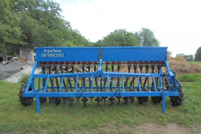 Сівалка причіпна.Сеялка прицепная Зерновая GreenTerraБюджет, СЗ1, 8-3, 6м- фото № 1