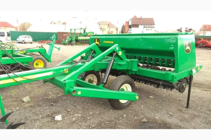 Зерновая Сеялка Джон дир 455 3 м- фото № 1