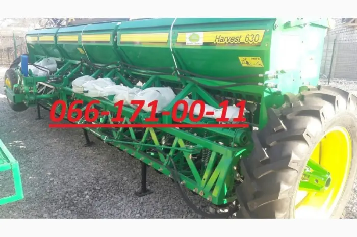 Мега сеялка Harvest 630 - 02 (з прикатуючими катками- фото № 1