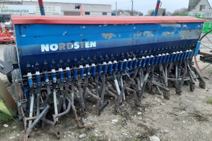 Механічна зернова сівалка 3 м на 33 рядів б/у Nordsten- фото № 12