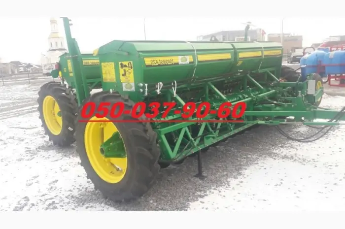 Сеялка зерновая Harvest 420 прицепная (28-мя сошника Bellota) Продукция от завода- фото № 1