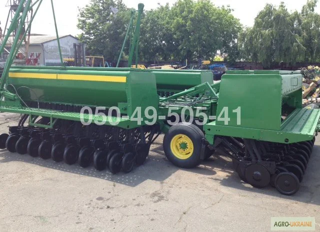 Зерновая сеялка Джон Дир 455 John Deere 455 9.1 м./15 см./сухие удобрения- фото № 7