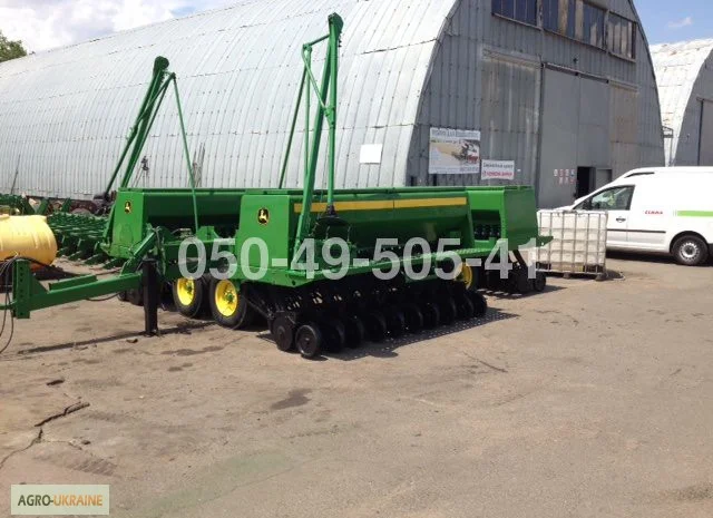 Зерновая сеялка Джон Дир 455 John Deere 455 9.1 м./15 см./сухие удобрения- фото № 8