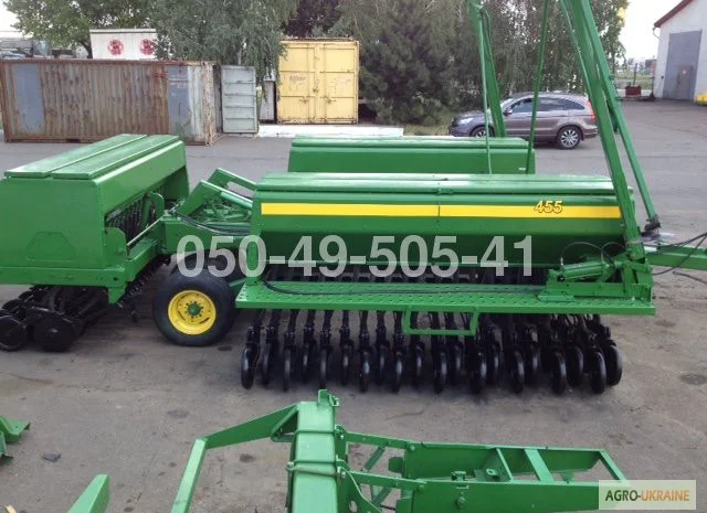 Зерновая сеялка Джон Дир 455 John Deere 455 9.1 м./15 см./сухие удобрения- фото № 5